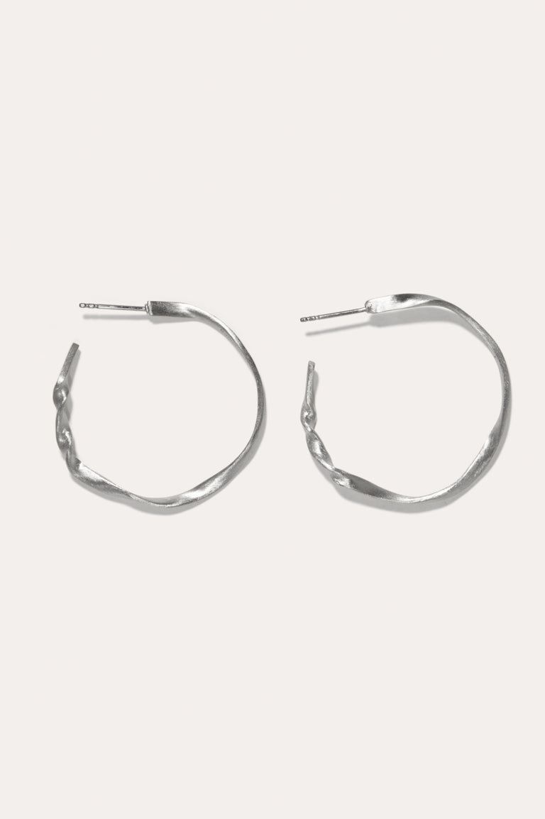 La chose la plus tendre - Boucles d'oreilles en argent recyclé