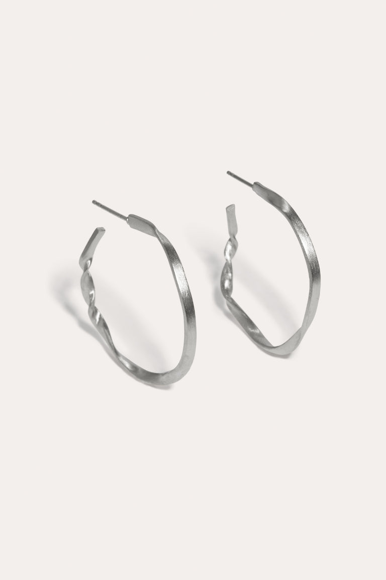 The Tenderest Thing - Recycled Silver Earrings