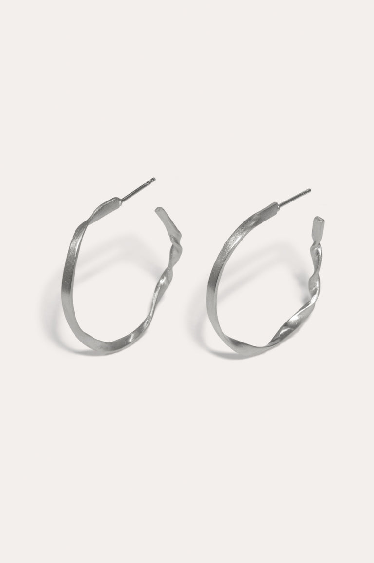 La chose la plus tendre - Boucles d'oreilles en argent recyclé
