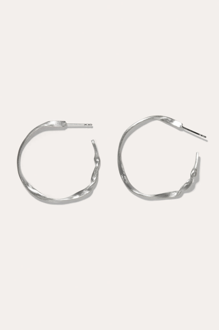 La chose la plus tendre - Boucles d'oreilles en argent recyclé