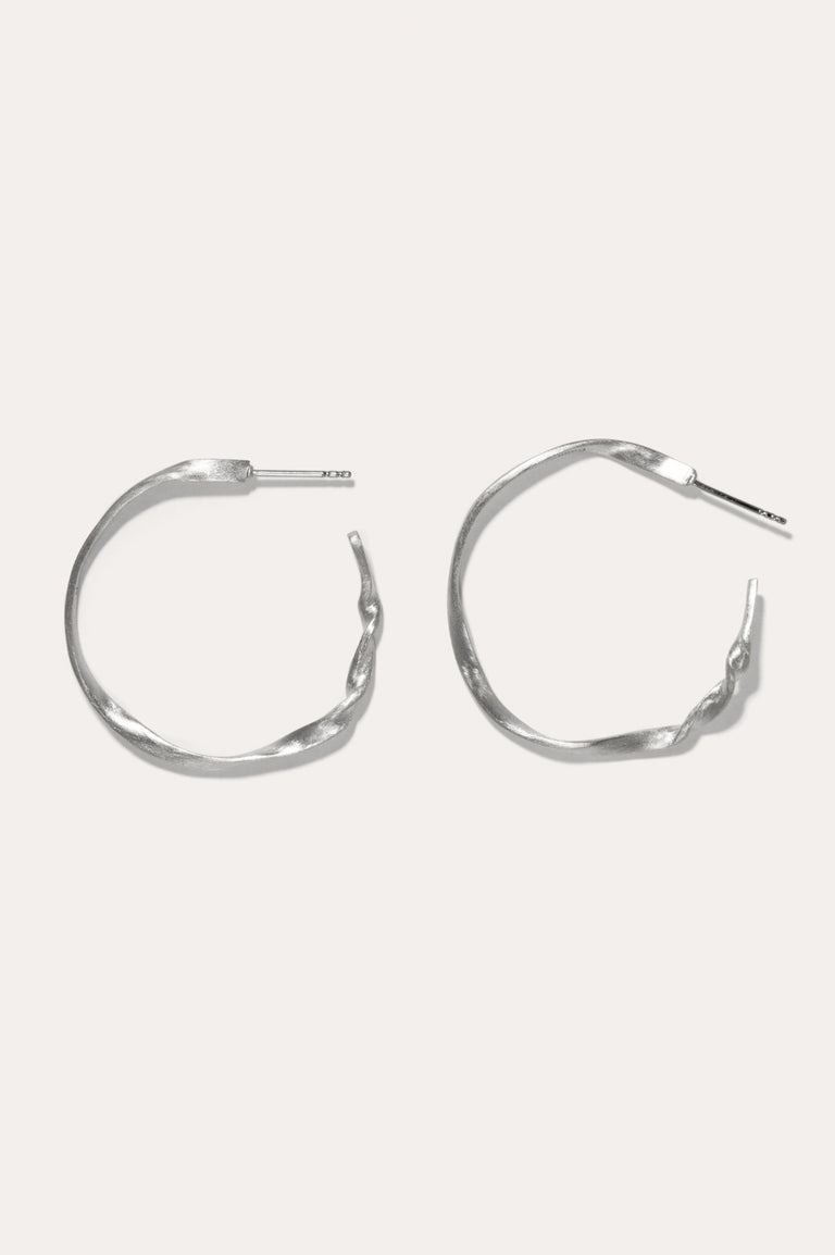 The Tenderest Thing - Recycled Silver Earrings