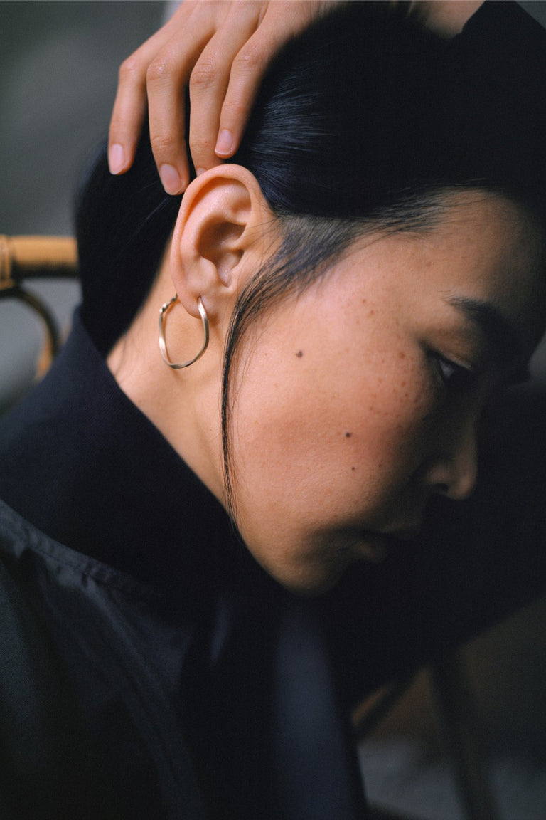 La chose la plus tendre - Boucles d'oreilles en vermeil d'or recyclé