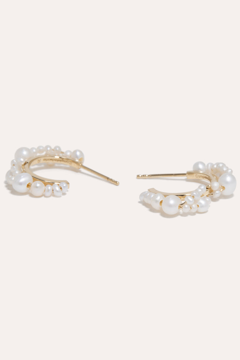 Stratus - Pearl and Gold Vermeil Earrings