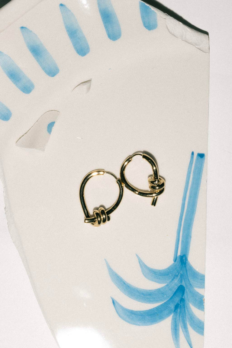 The Freedom to Imagine II - Recycled Gold Vermeil Earrings