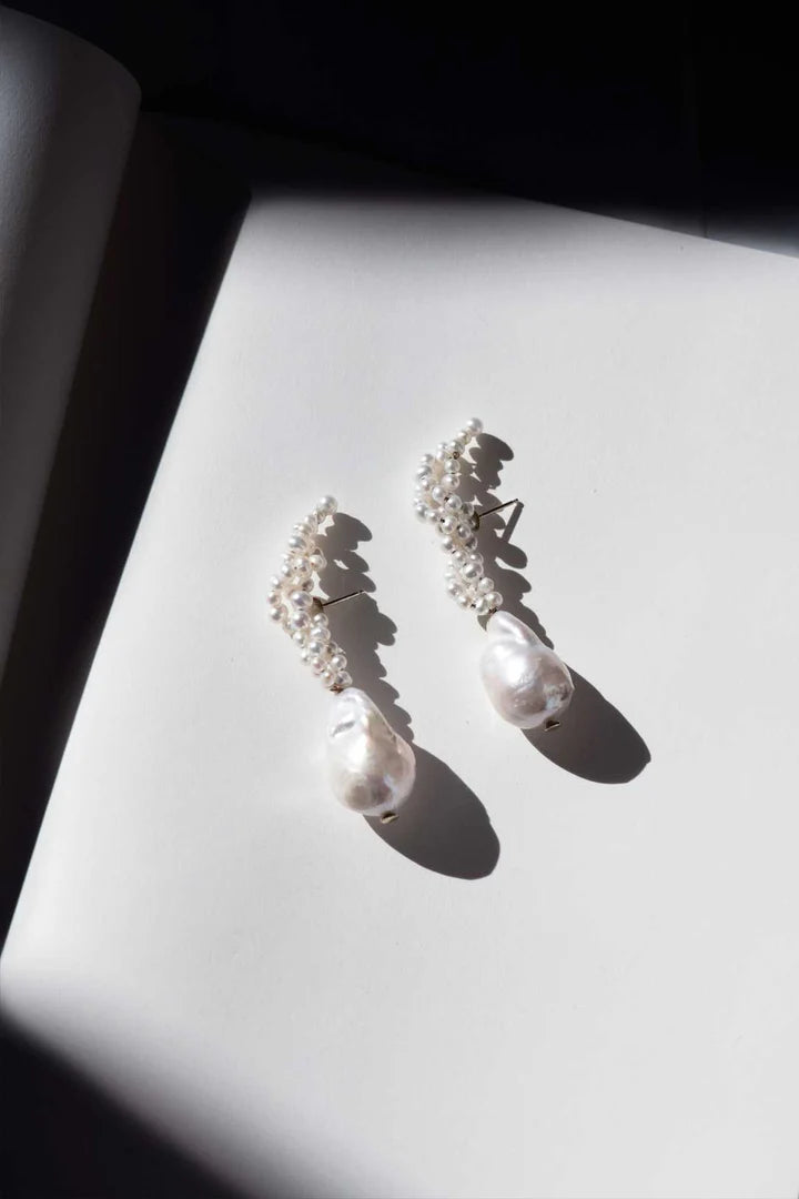 Boucles d'oreilles de mariée