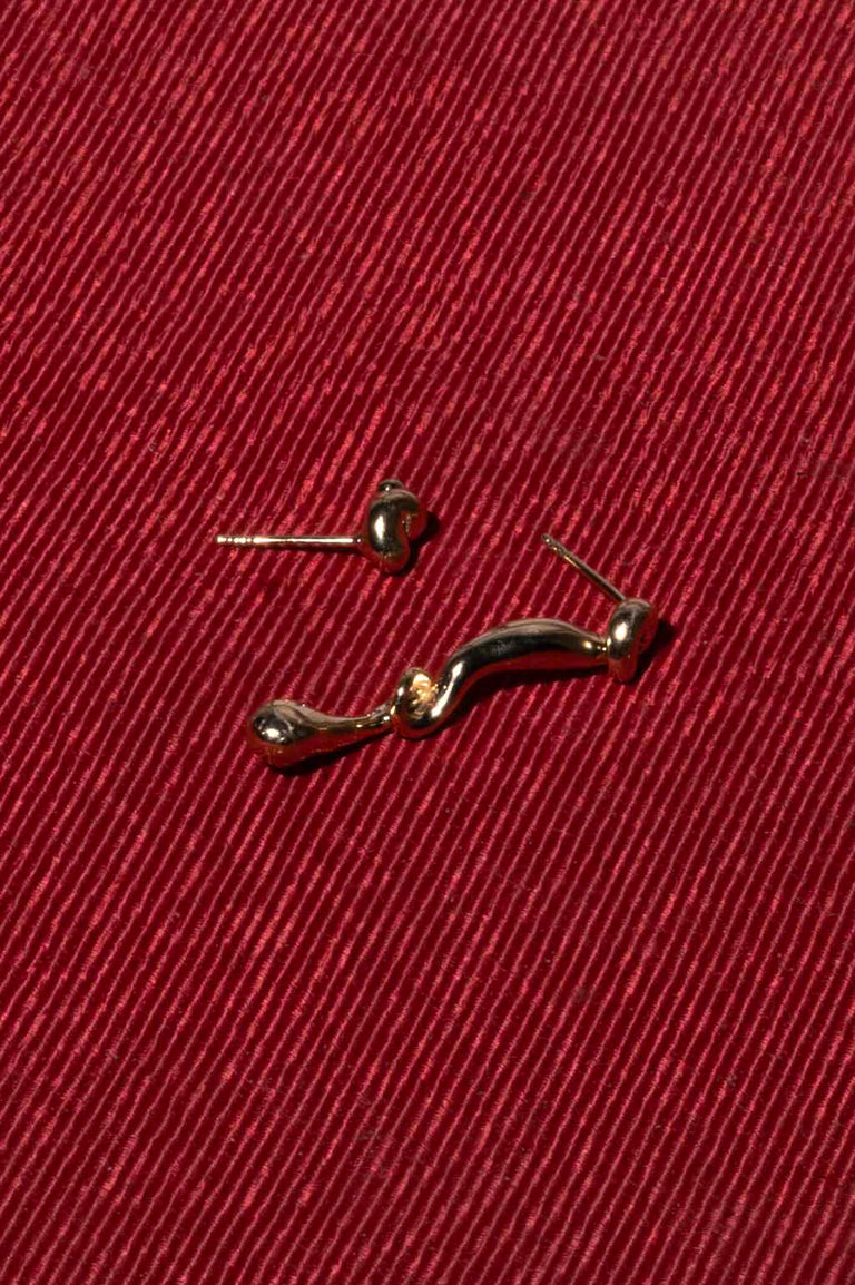 Trèfle - Boucles d'oreilles en vermeil