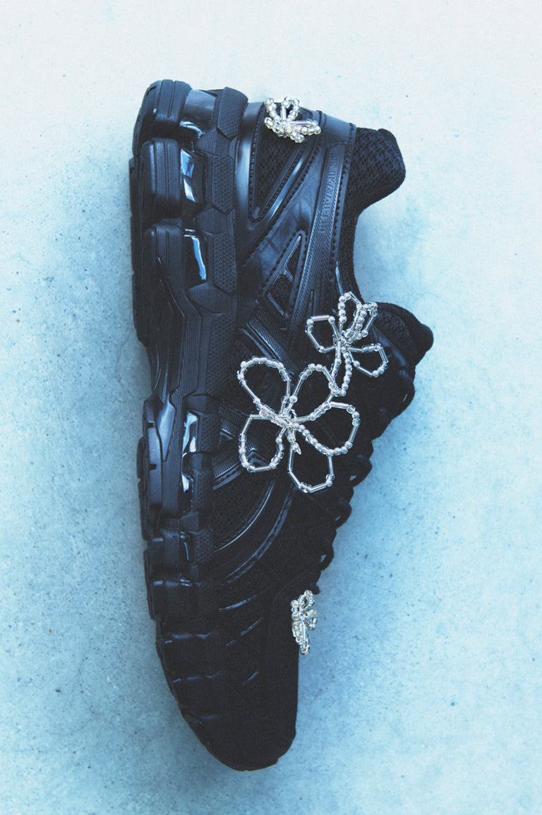 Completedworks for ASICS - GEL KAYANO™ 20 Black Flower Sneakers