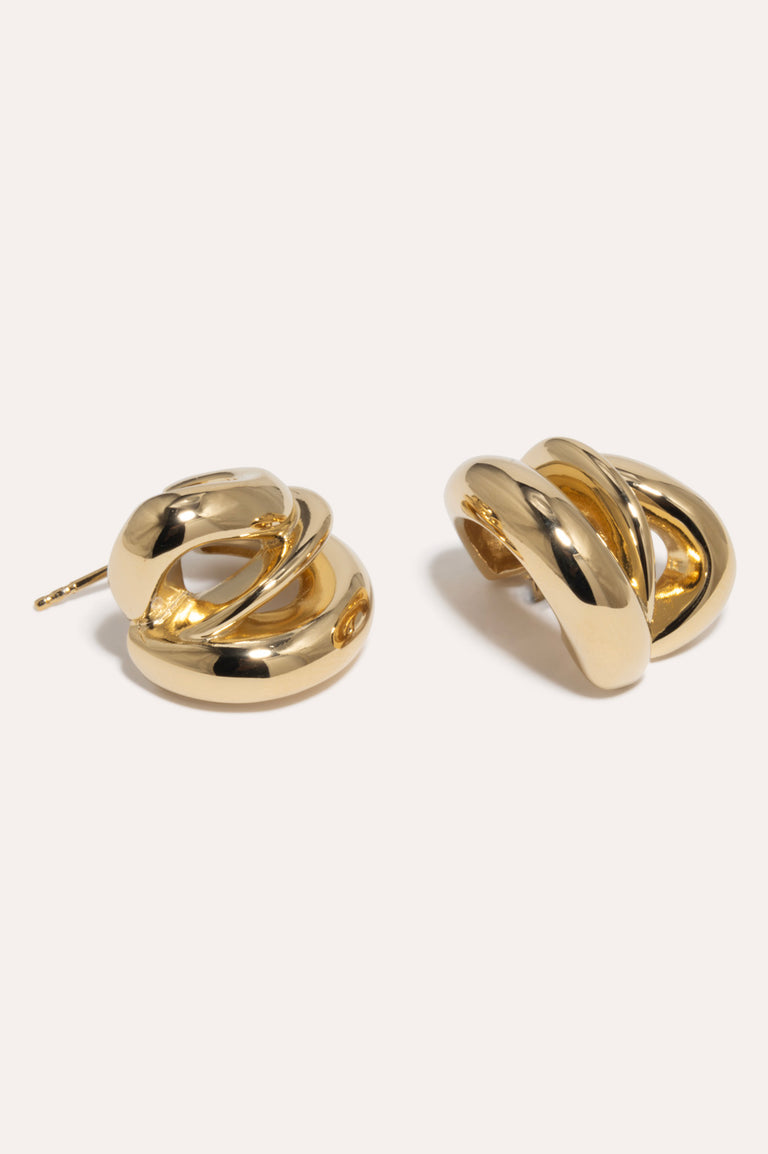 Dollop - Recycled Gold Vermeil Earrings