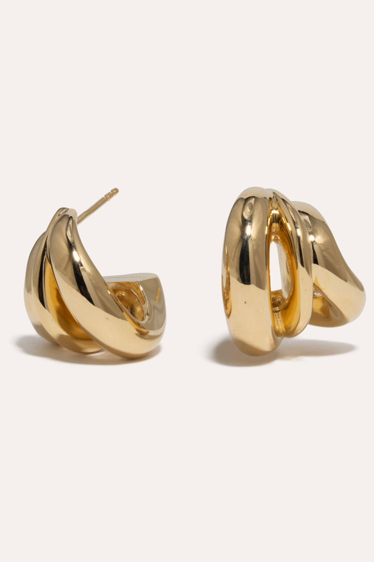 Dollop - Recycled Gold Vermeil Earrings