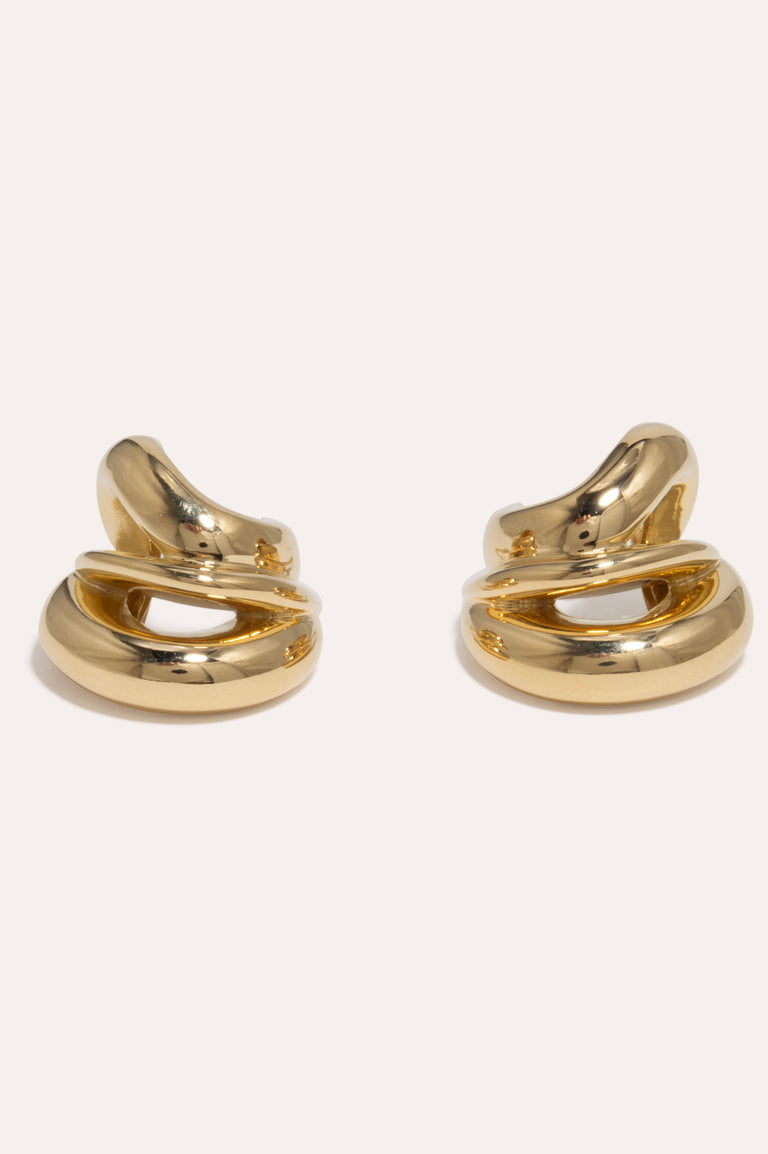 Dollop - Recycled Gold Vermeil Earrings