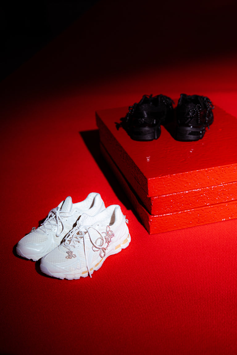 Completedworks for ASICS - GEL KAYANO™ 20 White Flower Sneakers