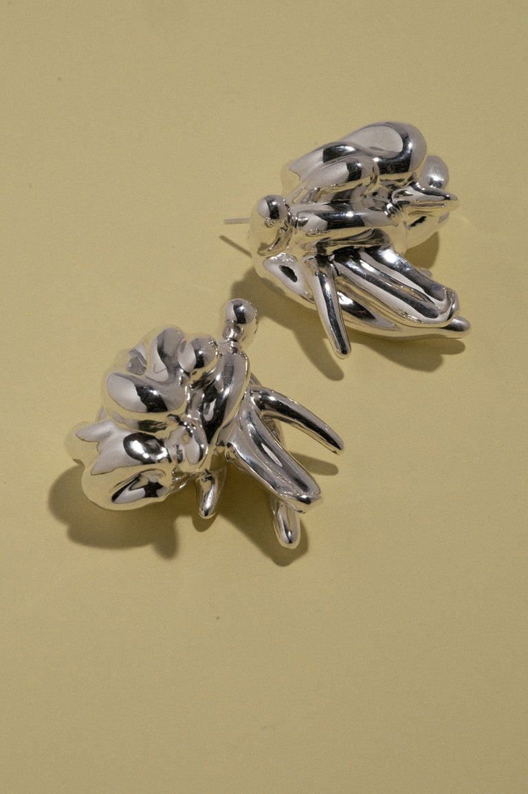 General Strike - Recycled Silver Earrings