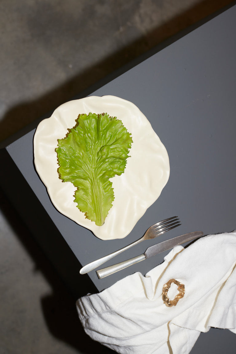 The Perfect Plate to Confound an In‐Law - Medium Plate in Matte White