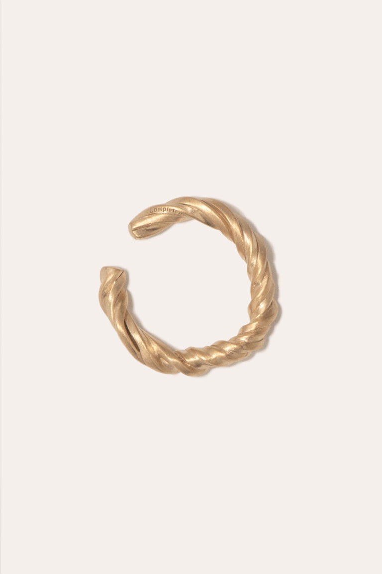 Deep State - Manchette d'oreille en vermeil doré