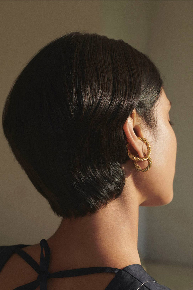 Deep State - Gold Vermeil Ear Cuff