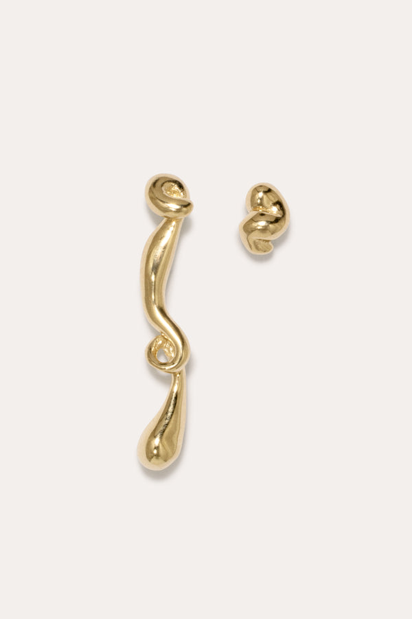 Trèfle - Boucles d'oreilles en vermeil