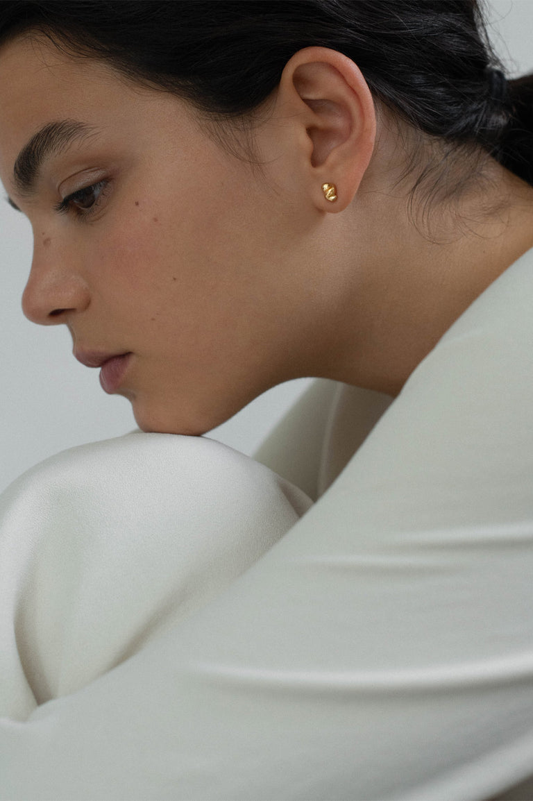 Trèfle - Boucles d'oreilles en vermeil