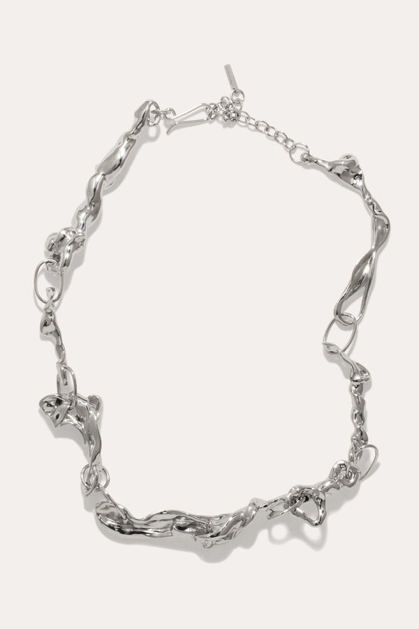 Trèfle - Collier Plaqué Rhodium