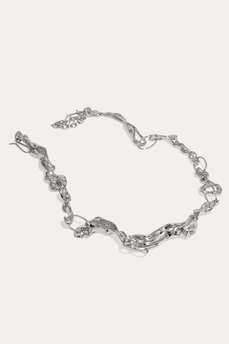 Treacle - Rhodium Plated Necklace