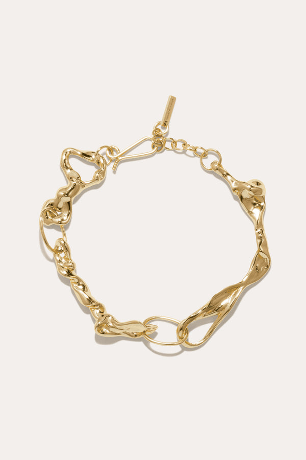 Mélasses - Bracelet plaqué or