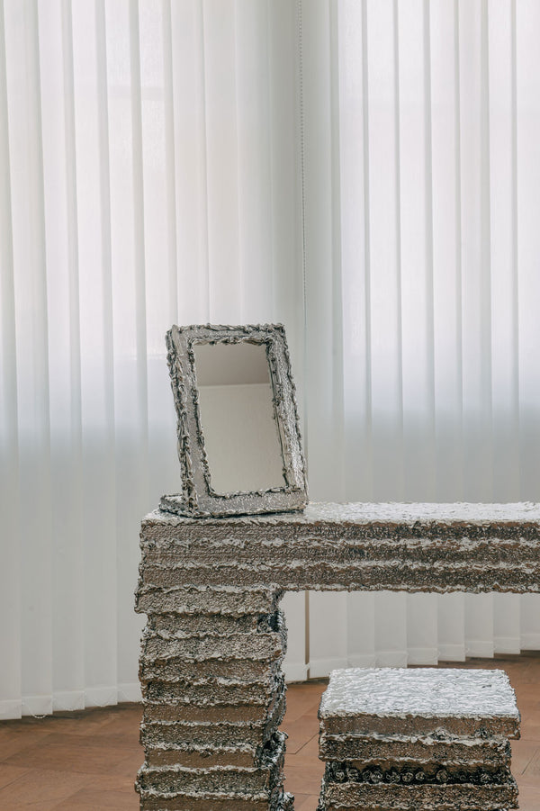 Miroir argenté