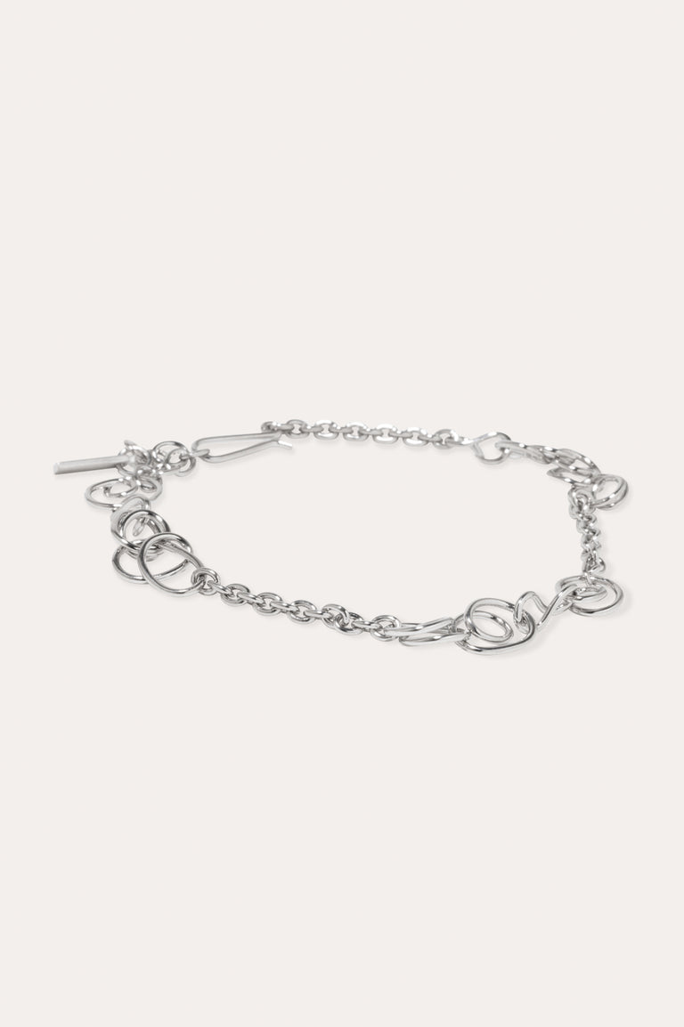 Thundercloud - Platinum Plated Sterling Silver Bracelet