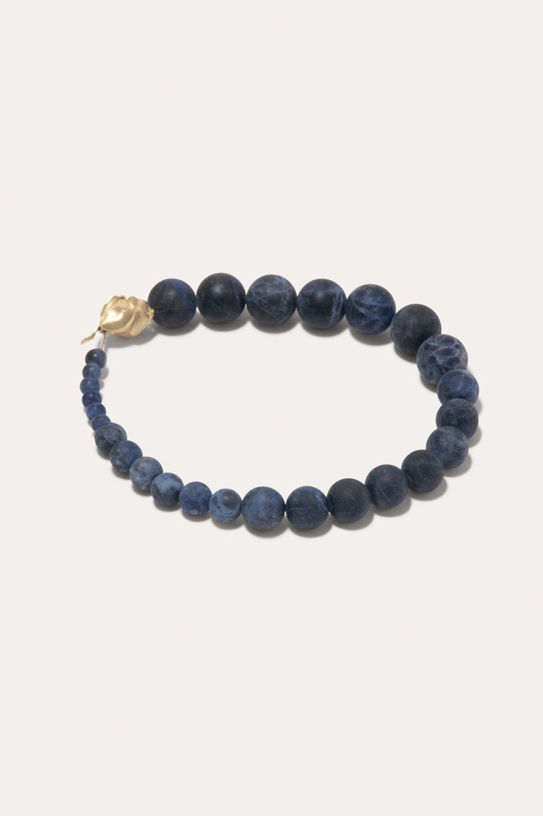 Tidelands - Sodalite and Recycled Gold Vermeil Bracelet