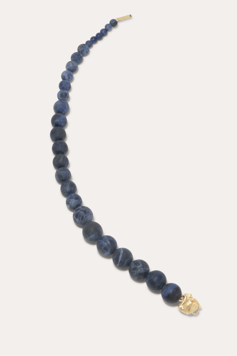 Tidelands - Sodalite and Gold Vermeil Bracelet