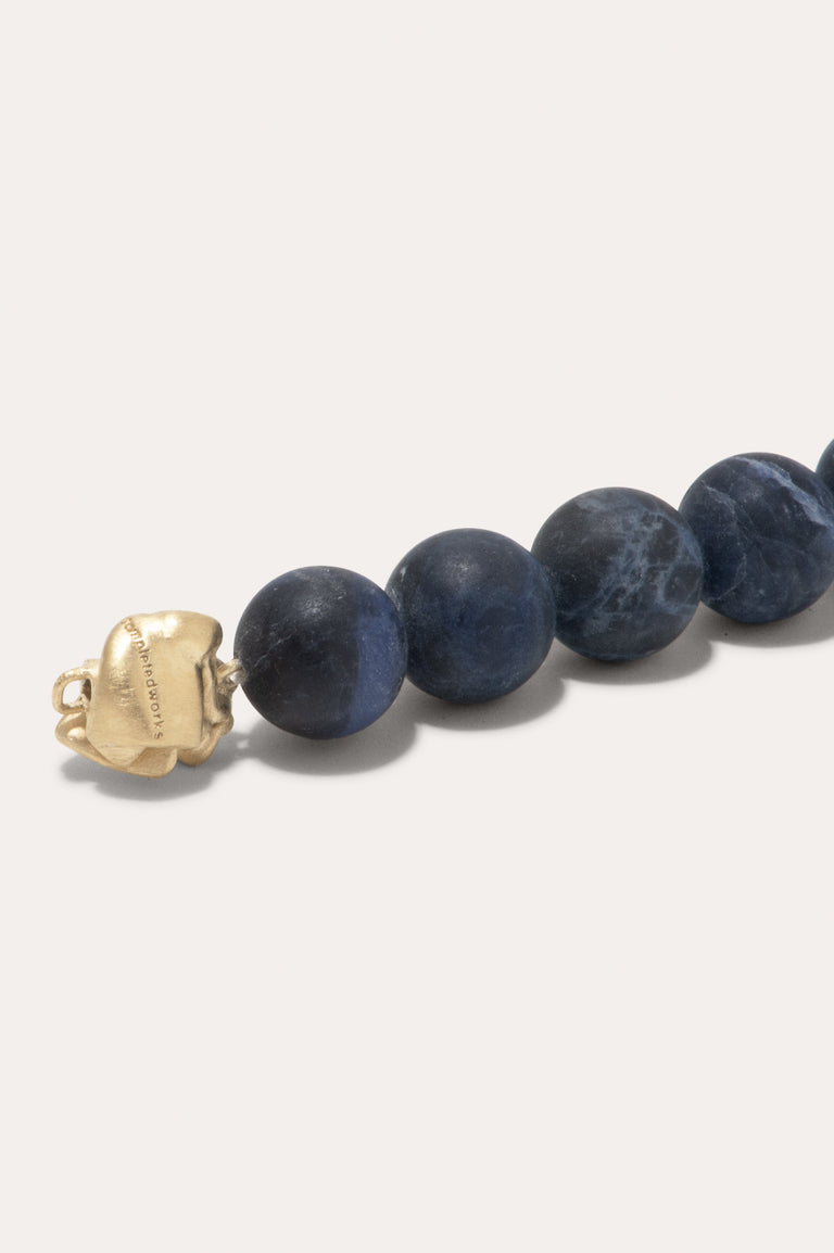 Tidelands - Sodalite and Recycled Gold Vermeil Bracelet