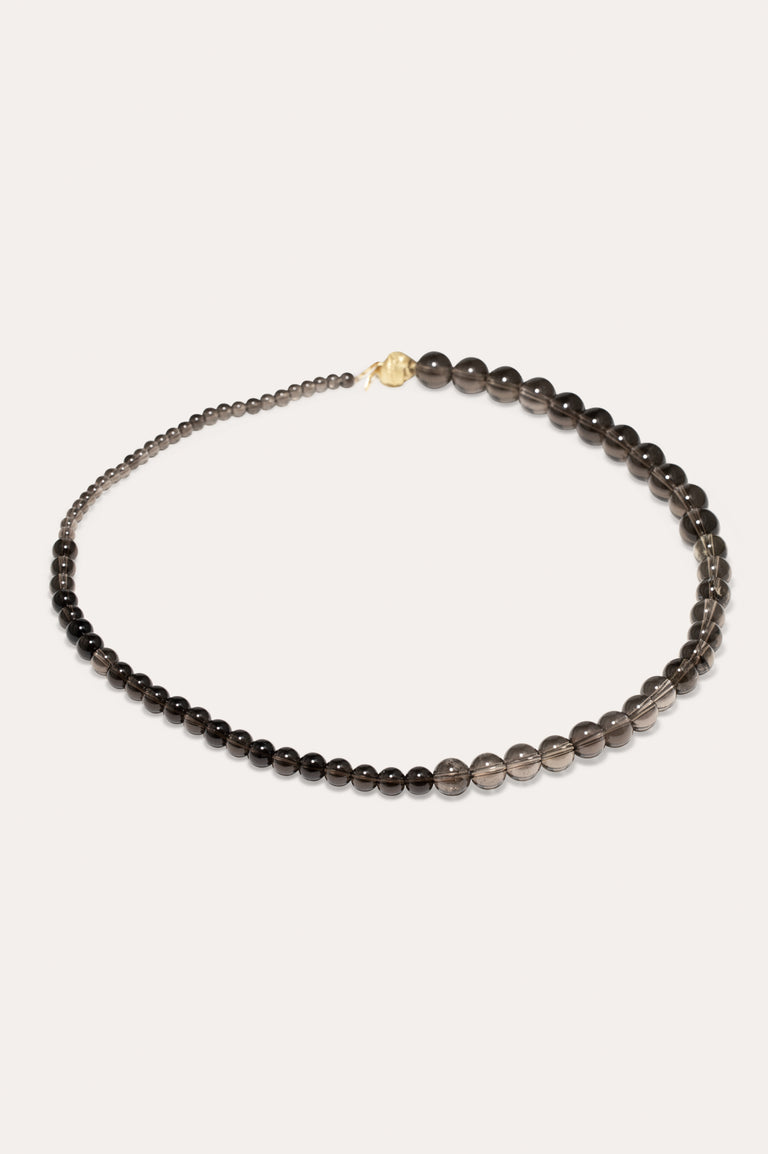 Tidelands - Smoky Quartz and Recycled Gold Vermeil Necklace