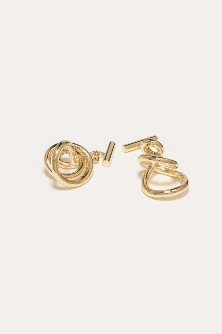 H38 - Gold Vermeil Cufflinks