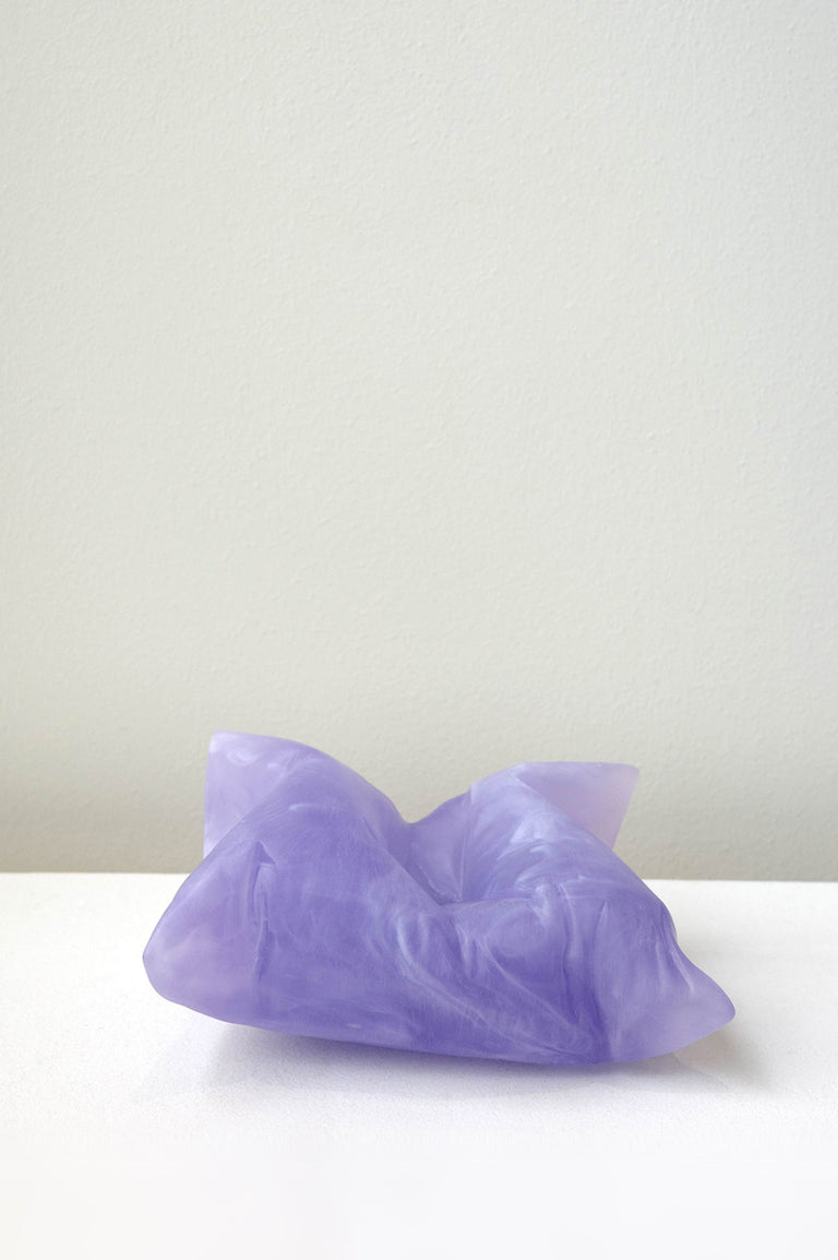 L23 - Coussin en résine Lilas mat