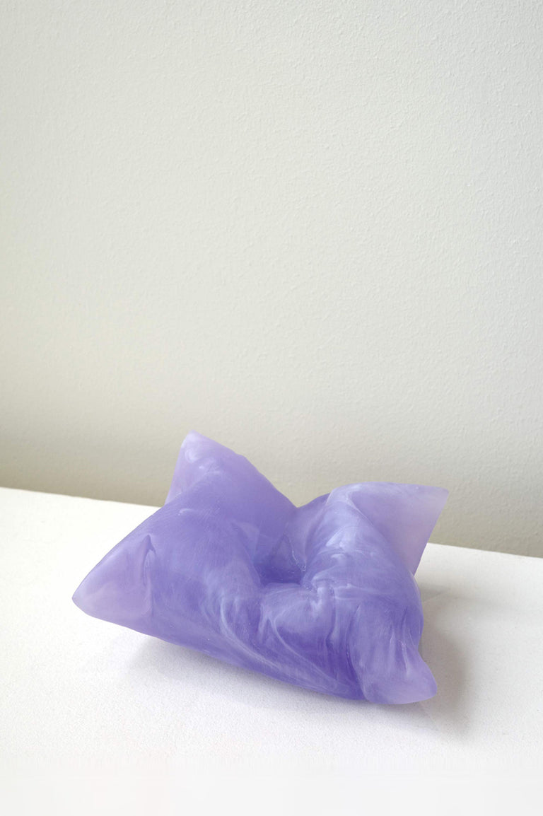 L23 - Coussin en résine Lilas mat