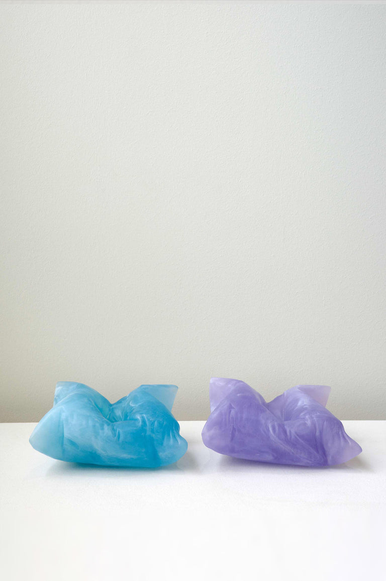 L23 - Coussin en résine Lilas mat