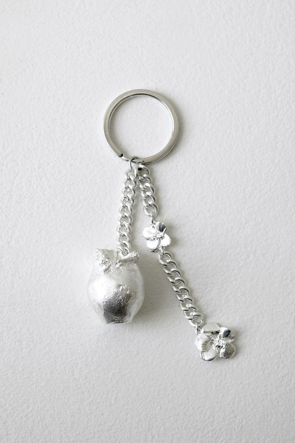 Étude d'un souvenir - Porte-clés en argent avec breloque