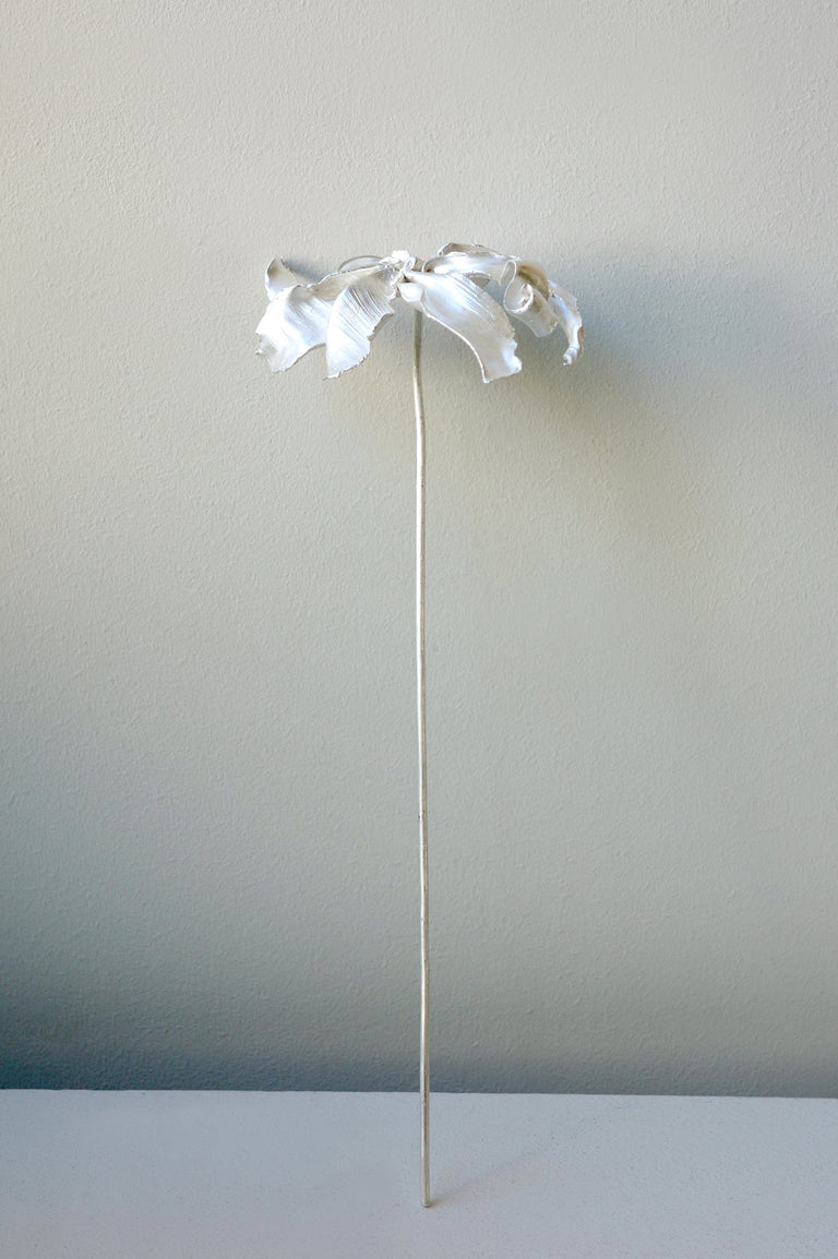L65 - Set of 3 Flower Ornament in Silver