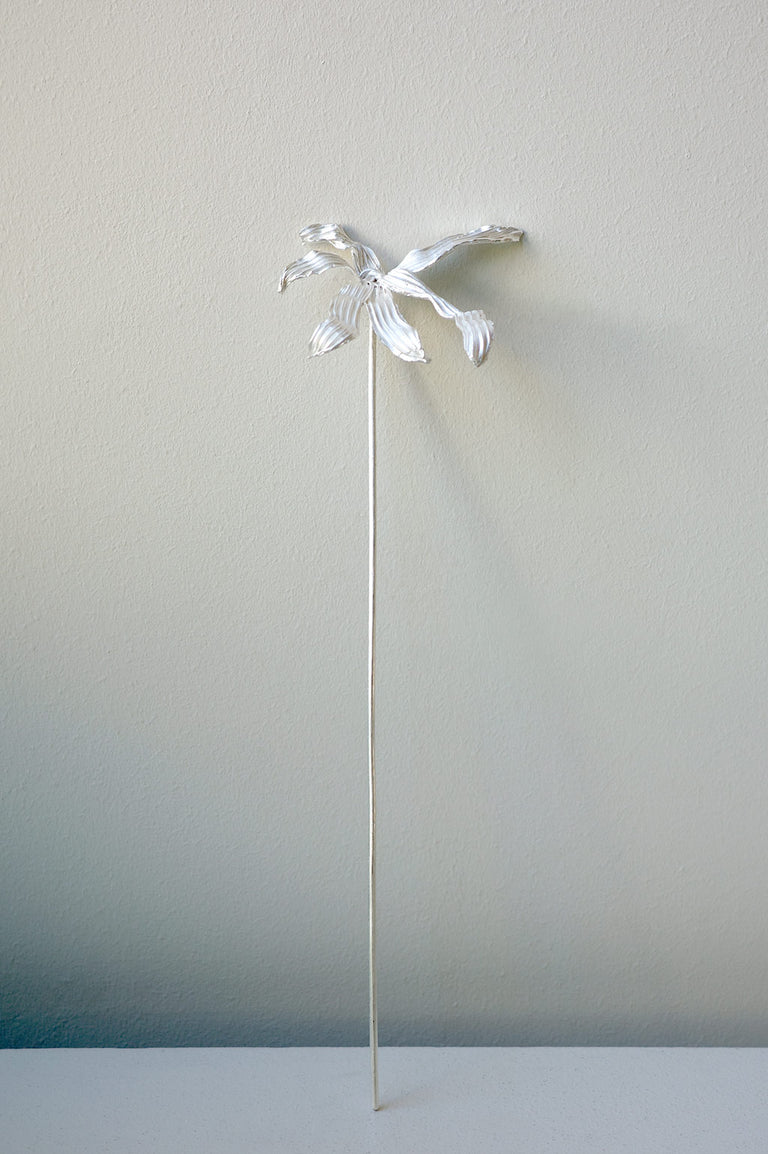 L65 - Set of 3 Flower Ornament in Silver