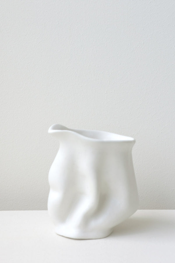 Pot à lait – Récipient blanc mat