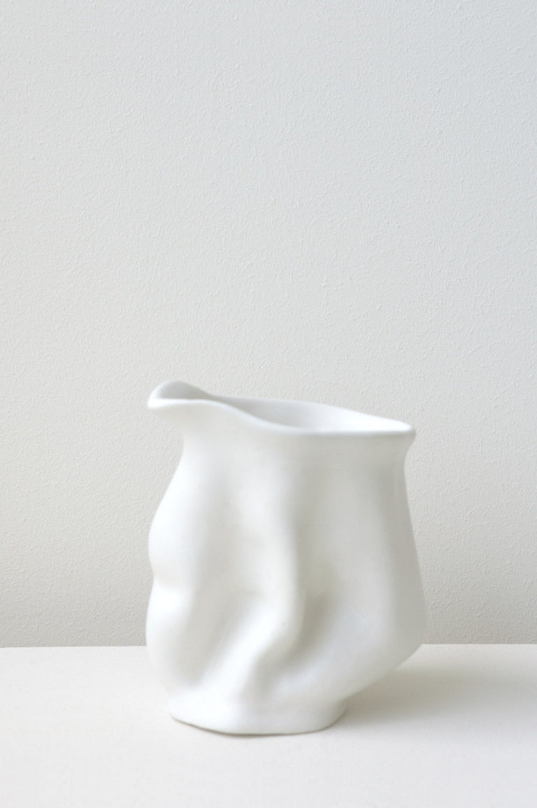 Pot à lait – Récipient blanc mat
