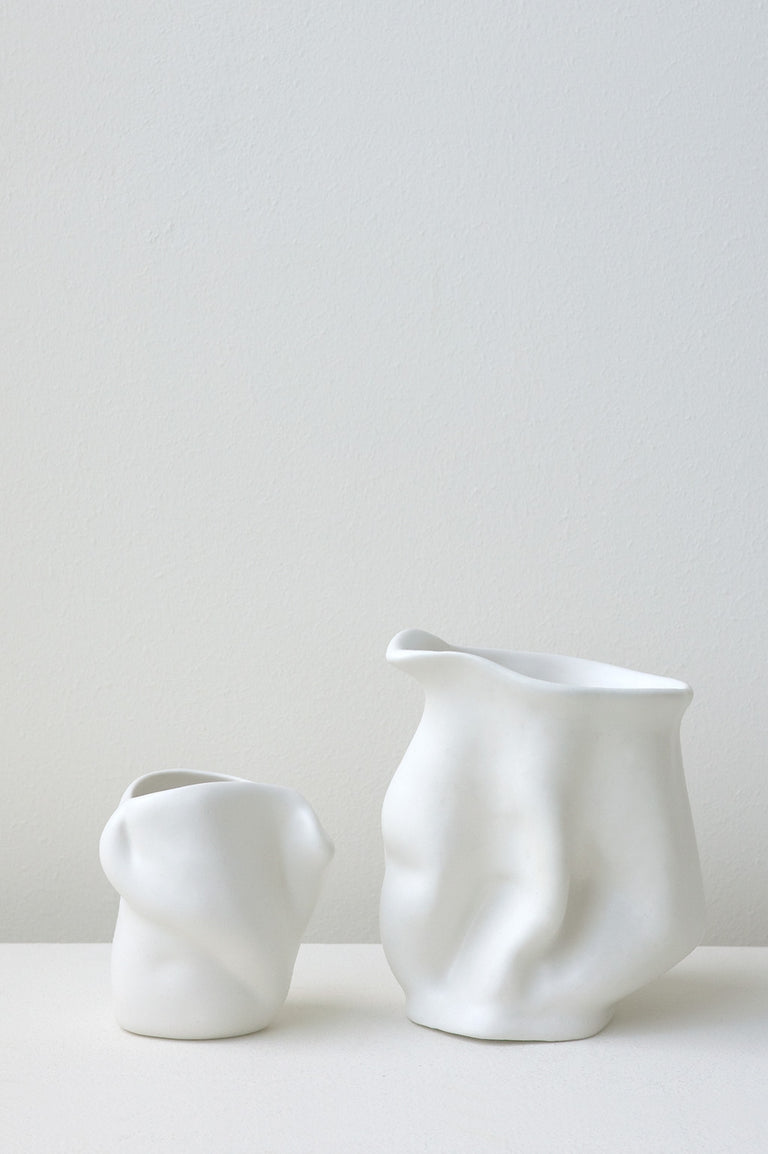 Milk Jug - Vessel in Matte White