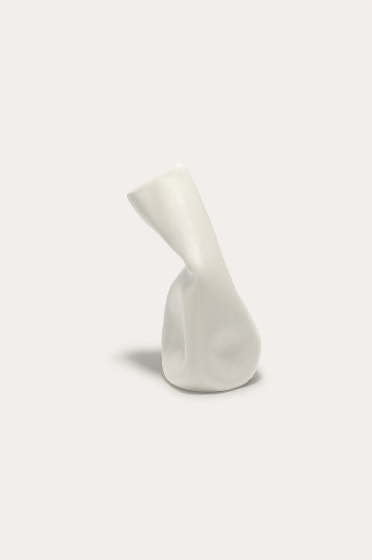 Yesterday is History - Vessel in Matte White