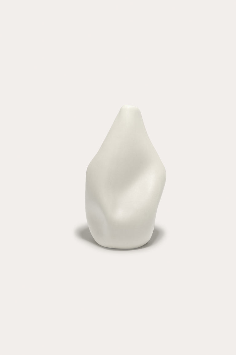 Yesterday is History - Vessel in Matte White