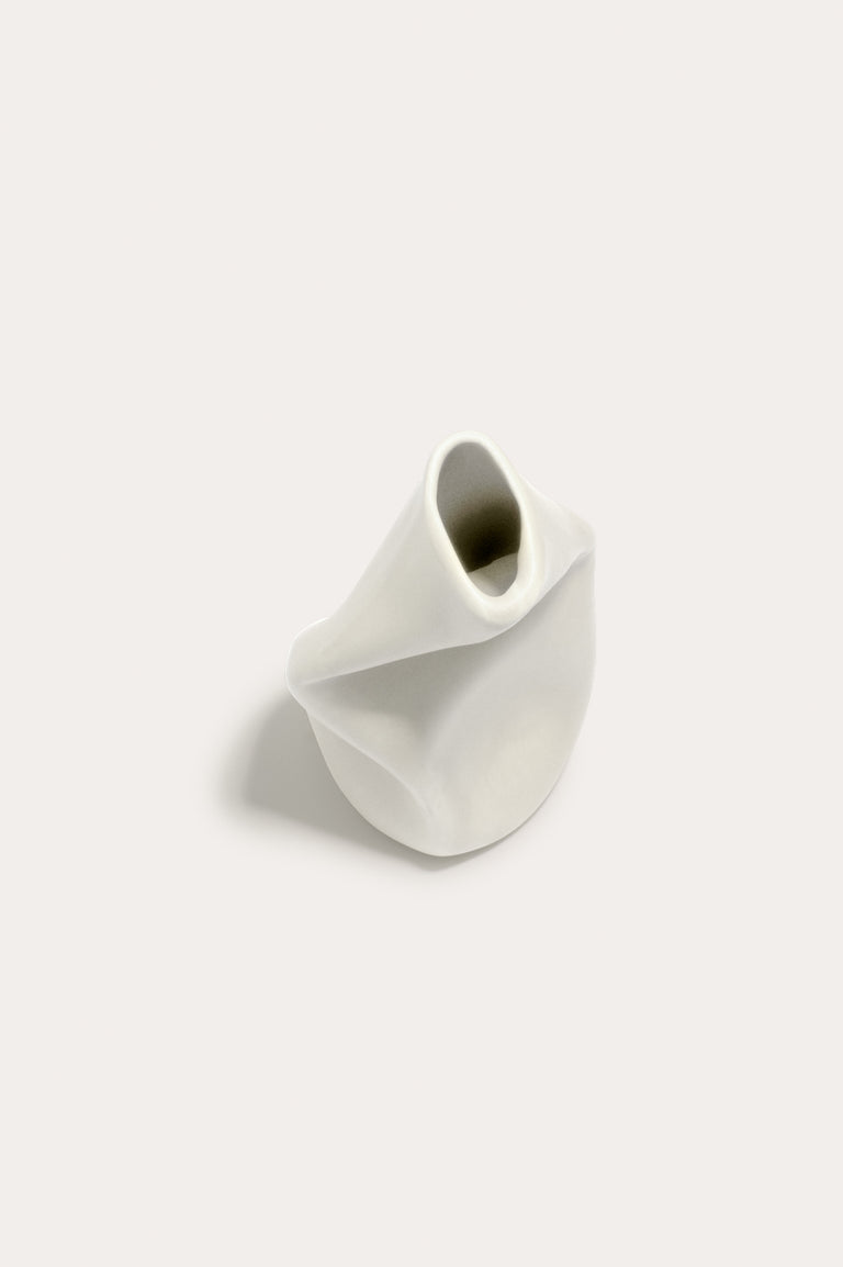 Yesterday is History - Vessel in Matte White