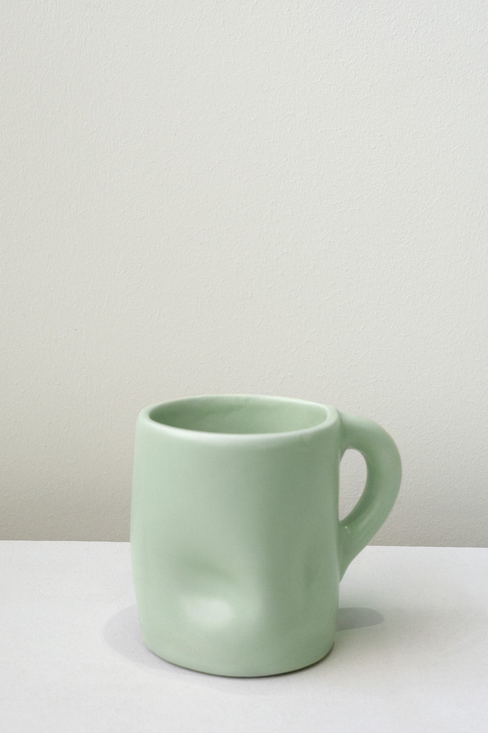 Bumpity Bump Bump - Mug in Matte Mint Green
