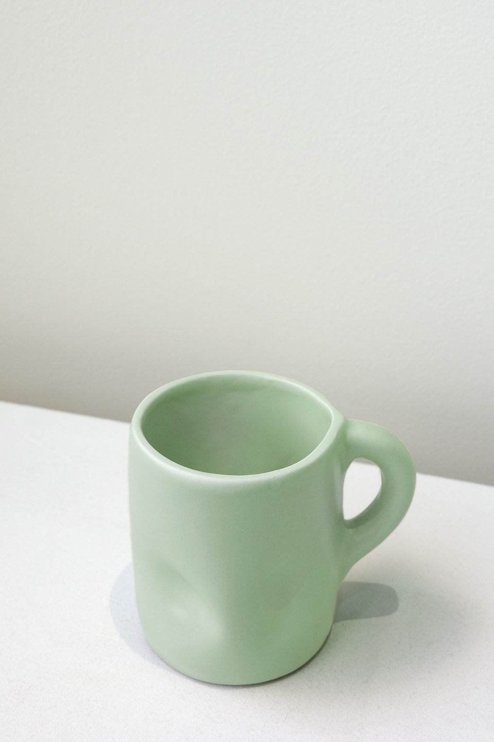 Bumpity Bump Bump - Mug in Matte Mint Green