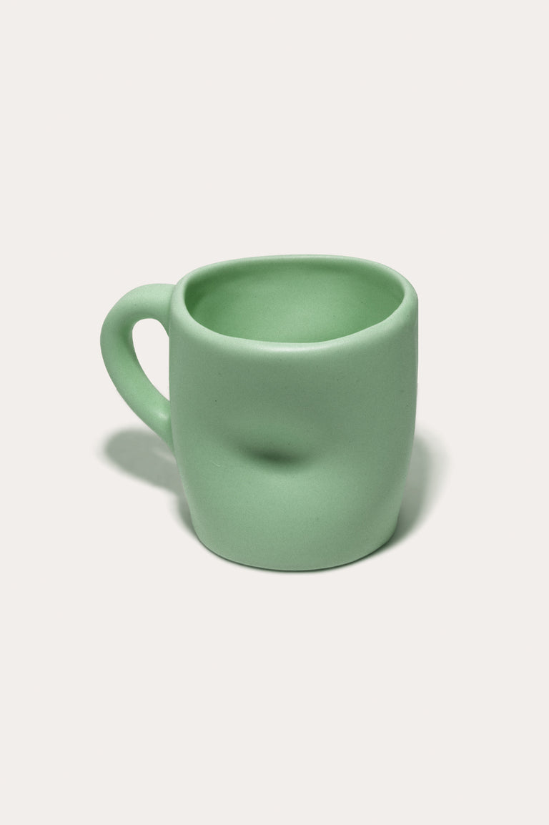 Bumpity Bump Bump - Mug in Matte Mint Green