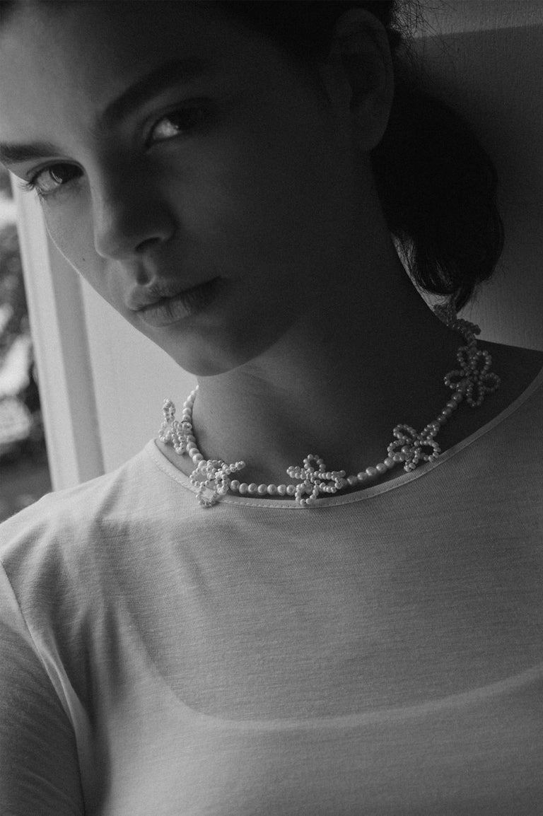 P142 - Pearl and Recycled Gold Vermeil Necklace