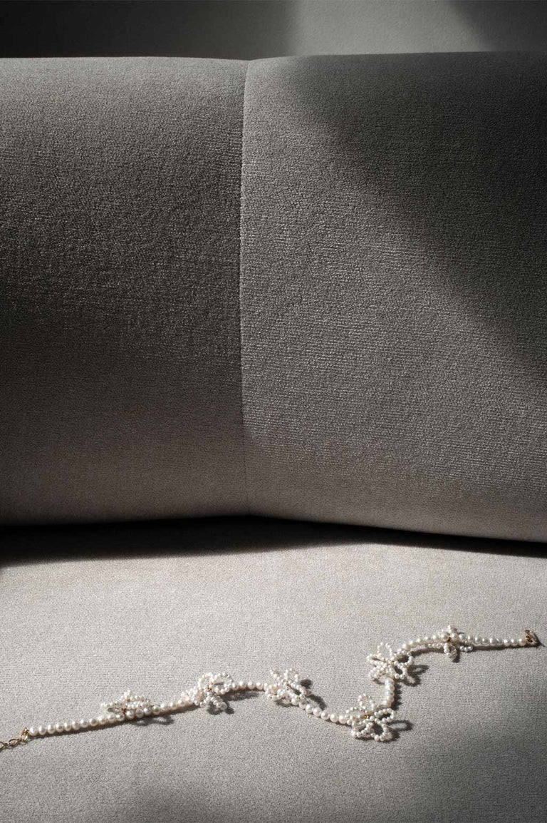 P142 - Pearl and Recycled Gold Vermeil Necklace