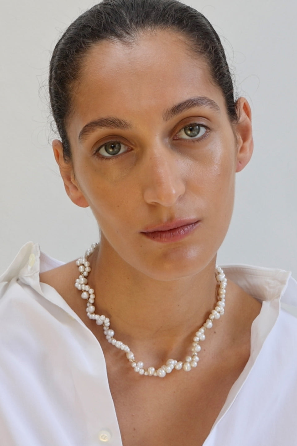 Tide - Pearl and Recycled Gold Vermeil Necklace