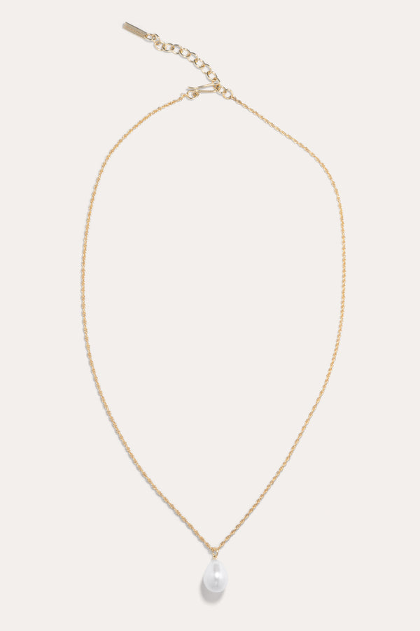 Collier Nuage en Vermeil Or et Perle